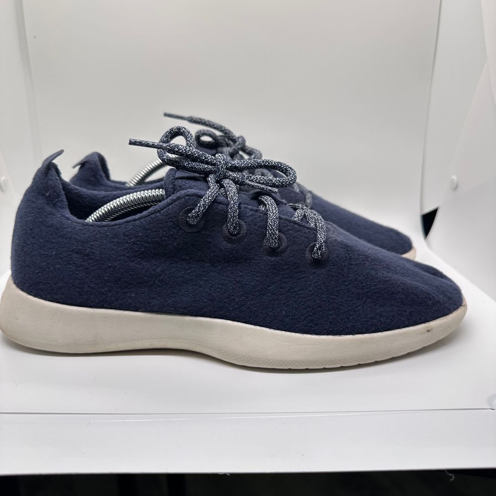Allbirds Wool Runner Mizzles Navy Blue M11 Lightweight Comfortable  Sneakers‎ - Picture 8 of 9